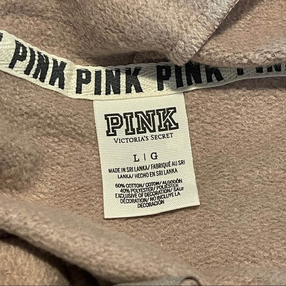 💕 VS PINK 💕 Hoodie Jacket Full Zip Large - Picture 9 of 11